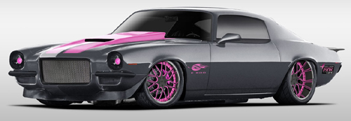 Passionately Pink Camaro